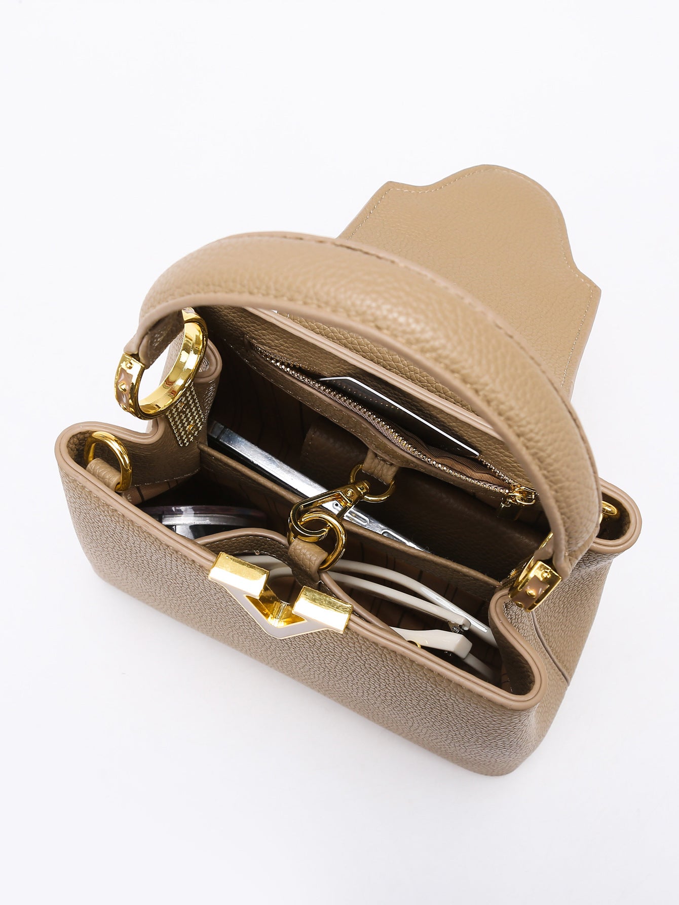 Women's Cross Body Fashion High Sense Simple Bucket Bag