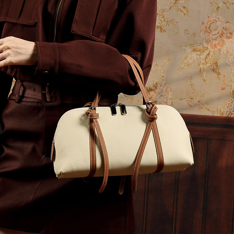 Women's Genuine Leather Simple Commuting Fashion Underarm Women's Shoulder Bag
