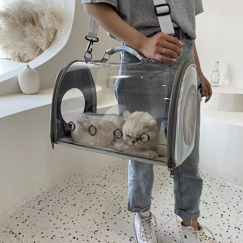 Outing Car Cat Breathable Space Capsule Bags
