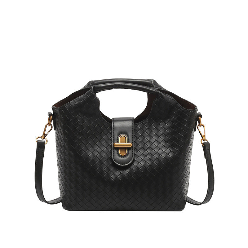Women's Light Luxury Large Capacity Woven Niche Women's Handbag