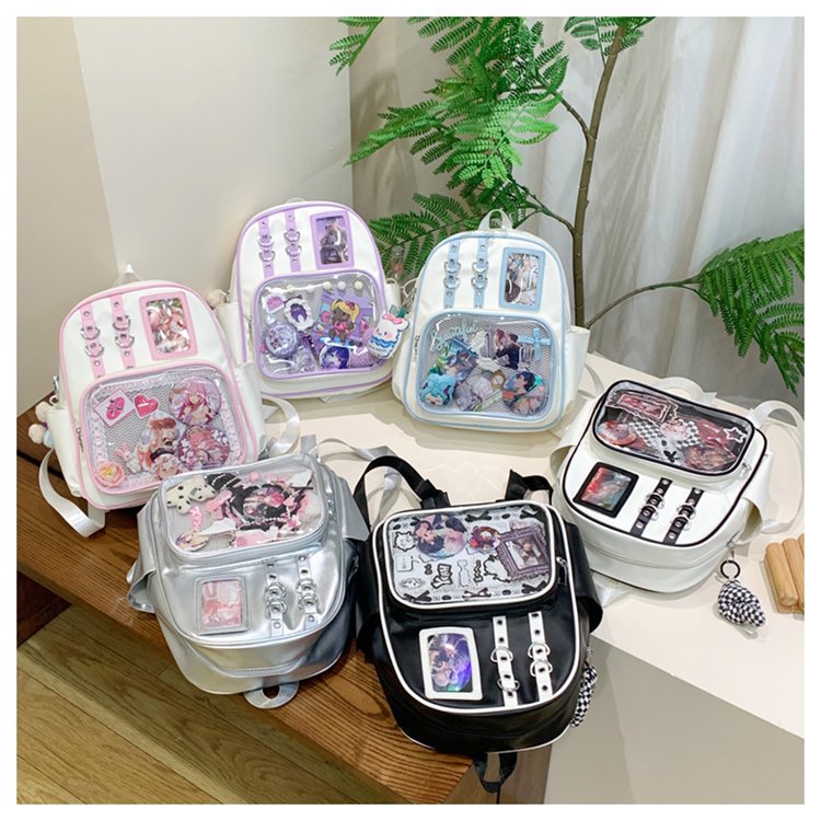 Style Large Capacity Color Matching Cartoon For Backpacks