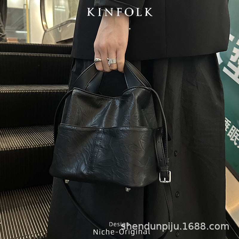 Creative Early Springtide Personalized Clutch Pattern Bucket Bag