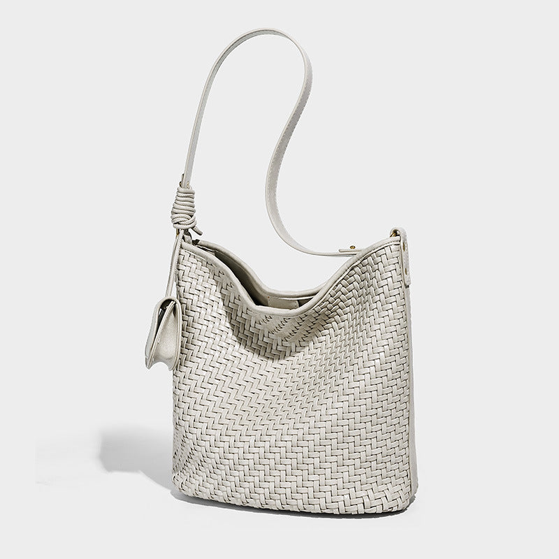High-grade Hand-woven Large Capacity Totes Underarm Tote Bag