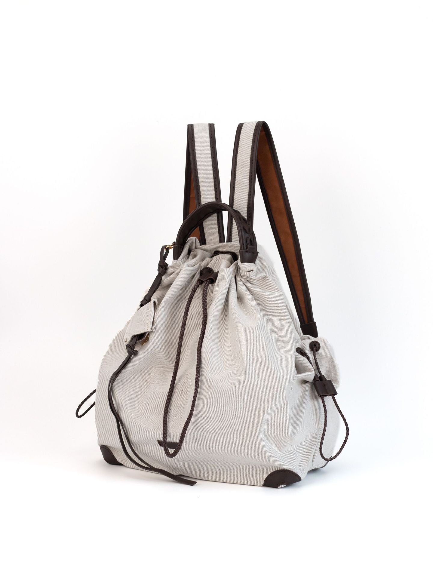 Korean Style Versatile High-grade Drawstring Fashionable Large Capacity Commuter Backpacks