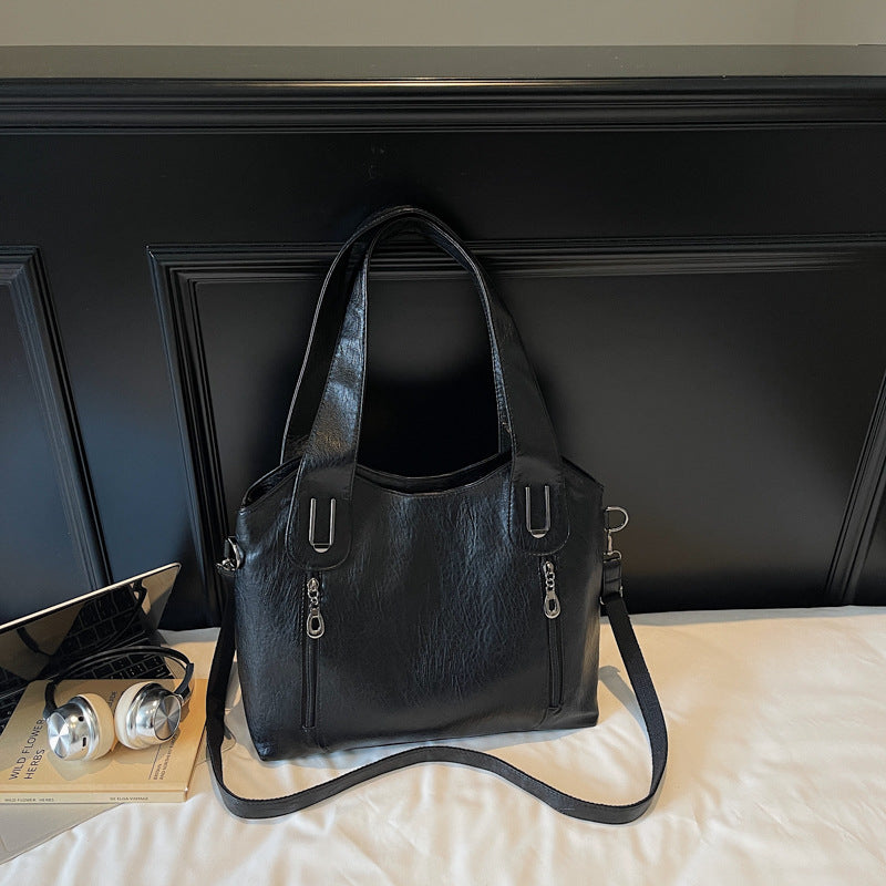 Women's Summer Fashion Large Capacity Totes Big Good-looking Shoulder Bags