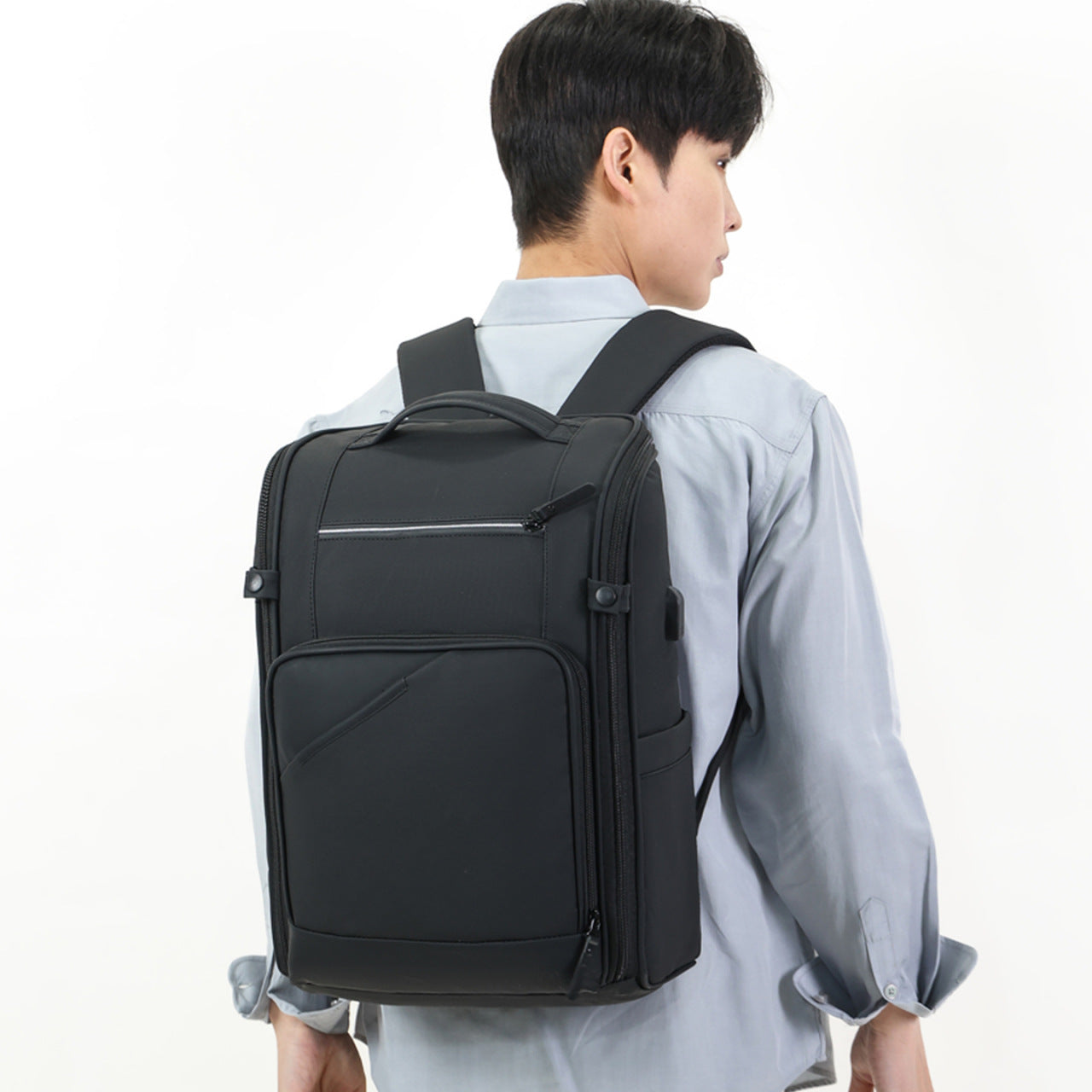 High-grade Commuter Large Capacity Simple Computer Business Backpack