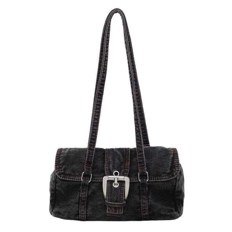 Women's Autumn Retro Artistic Large Capacity Denim Class Leisure Backpack