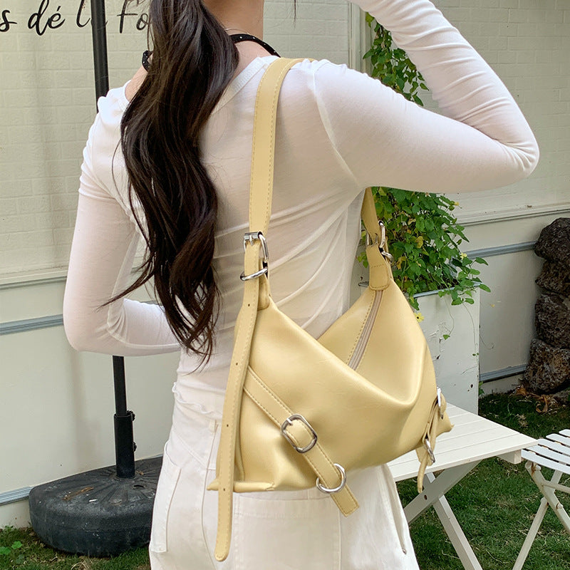 Commuter Large Capacity Underarm Korean Style Trendy Sweet Women's Shoulder Bag