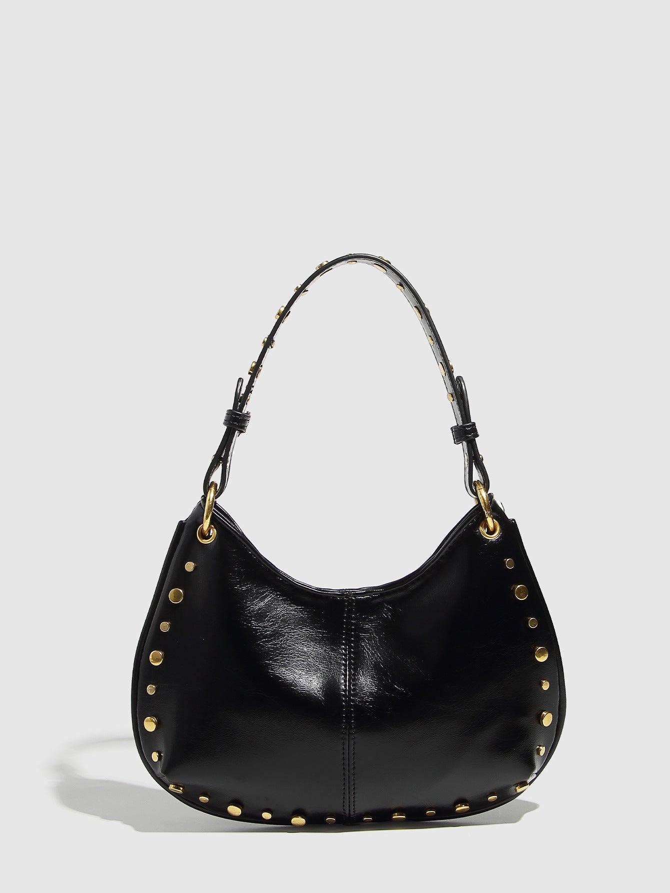 Women's Street Punk Rivet Adjustable Saddle Bags