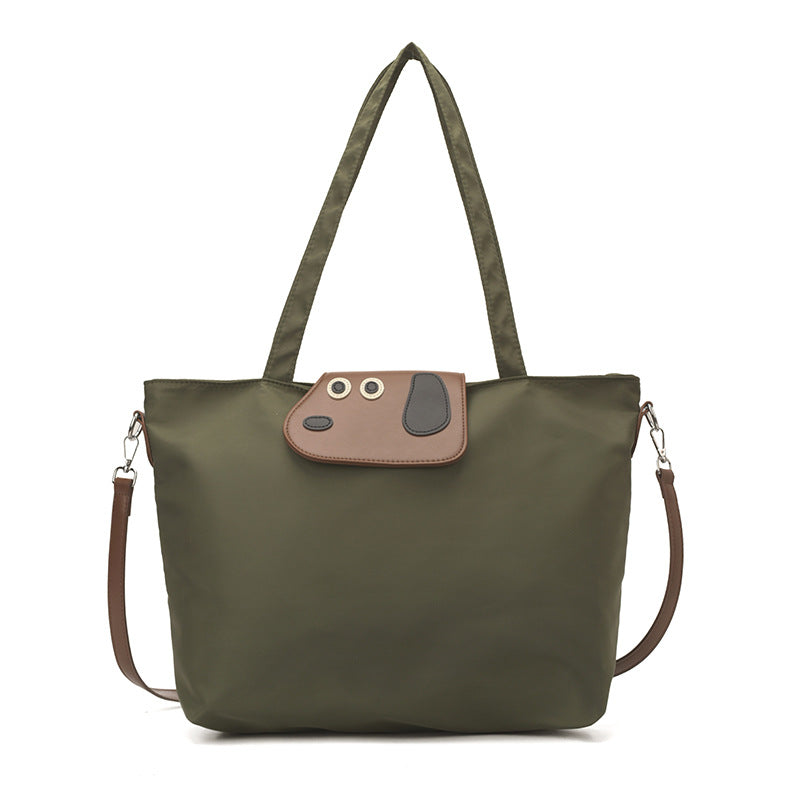 Women's Simple Large Capacity Totes Outing Commuter High-grade Tote Bag