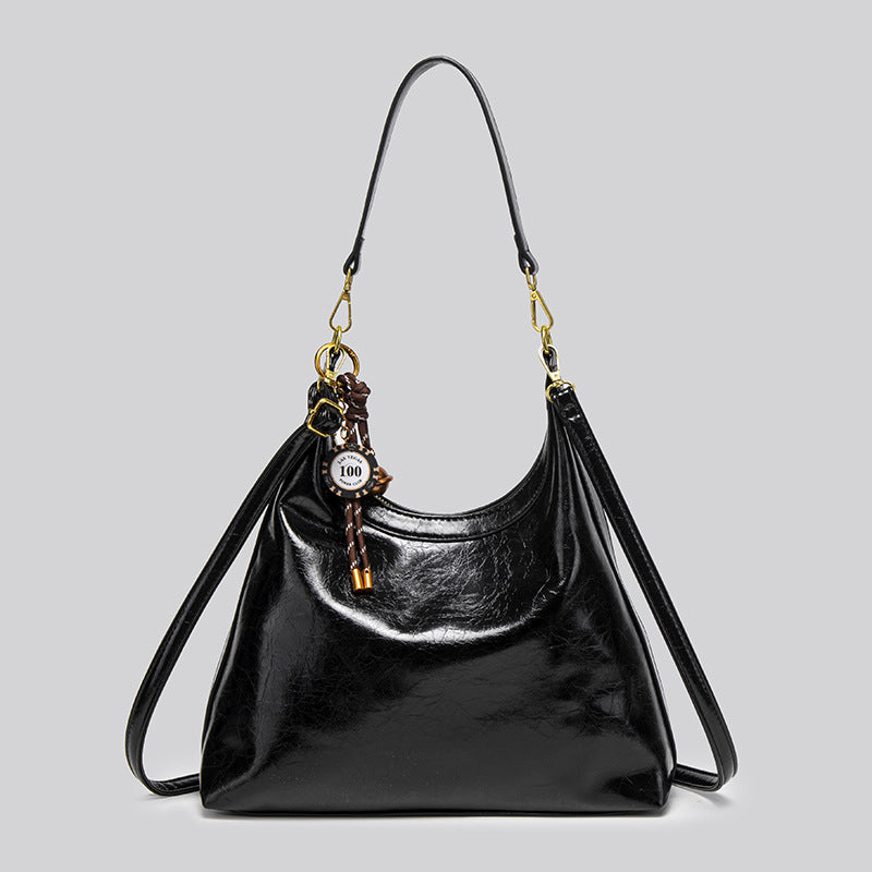 Women's Soft Leather Wedding Large Capacity Bridal Light Women's Shoulder Bag