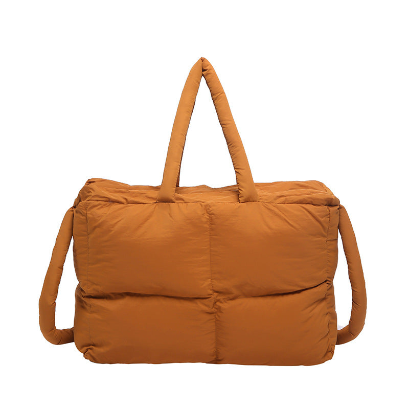Down Cotton Coat Portable Underarm Large Capacity Fashion Tote Bags