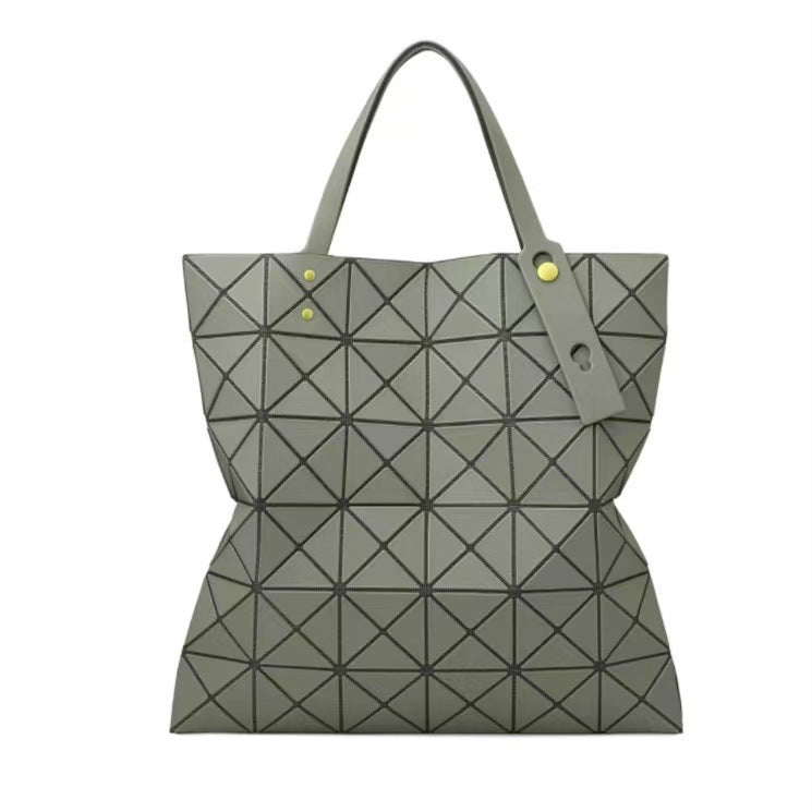 Life Original Color Nail Matte Geometric Diamond Pattern Underarm Commuter Women's Shoulder Bag