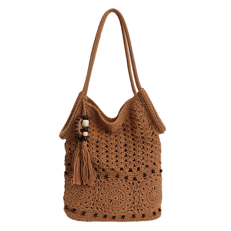 Hollow Seaside Cotton String Commuter Lazy Large Capacity Stylish Bags