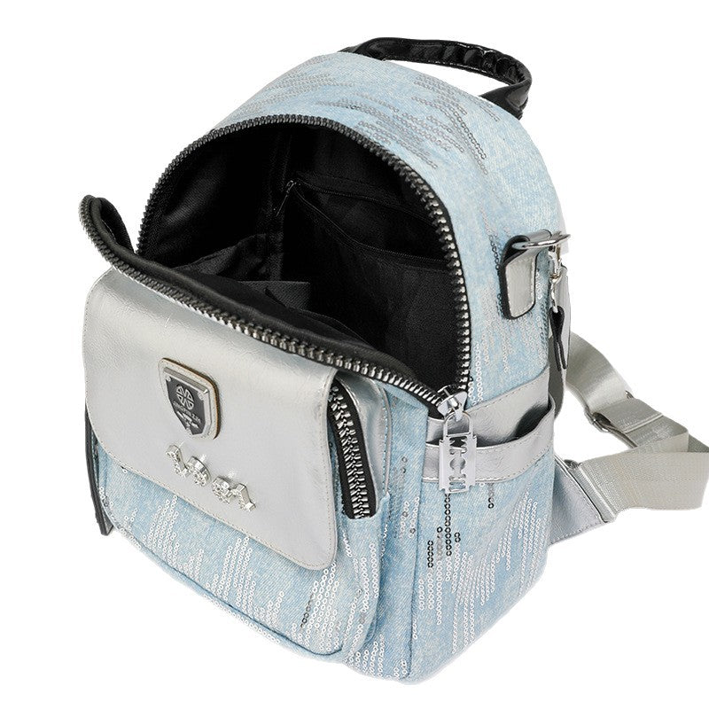 Women's Fashionable Korean Style Versatile Soft Leather Trendy Essential Women's Backpack