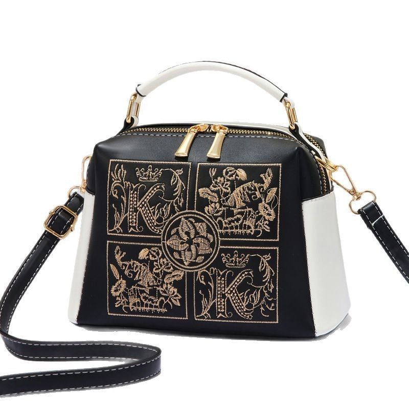 Women's Capacity Texture Fashionable Large Simple Liquid Bags