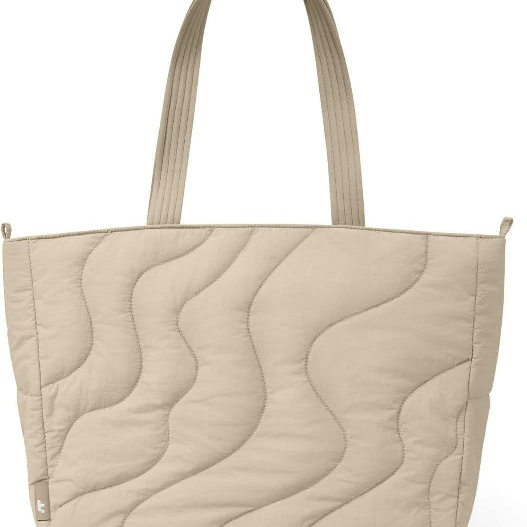 Women's Inflatable Fluffy Texture Large Capacity Lightweight Office Tote Bag