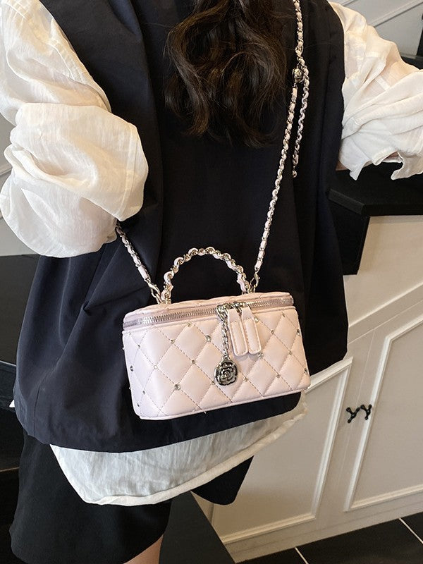 Women's High-grade Light Diamond Box Fashion Summer Women's Messenger Bag