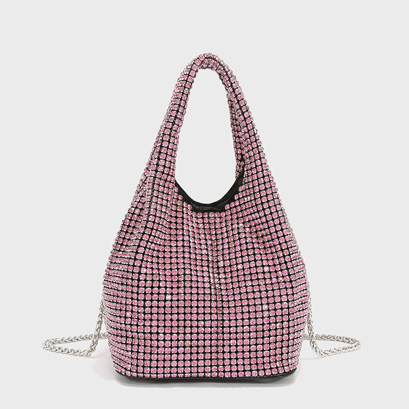 Women's Dinner Fashion Chain Diamond Full Portable Bags