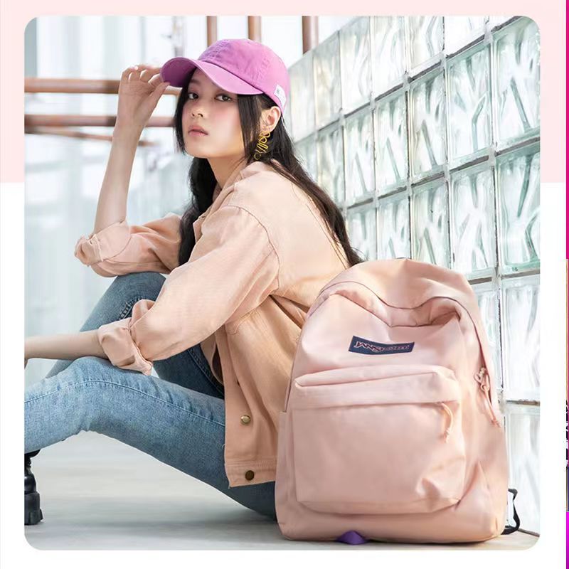 Women's & Men's Computer Minimalist Solid Color Campus Waterproof Large Leisure Backpack