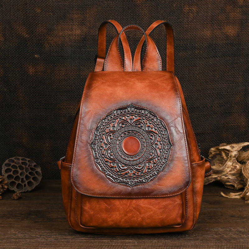 Women's Retro Style Trendy Ethnic Design Artistic Travel Bags