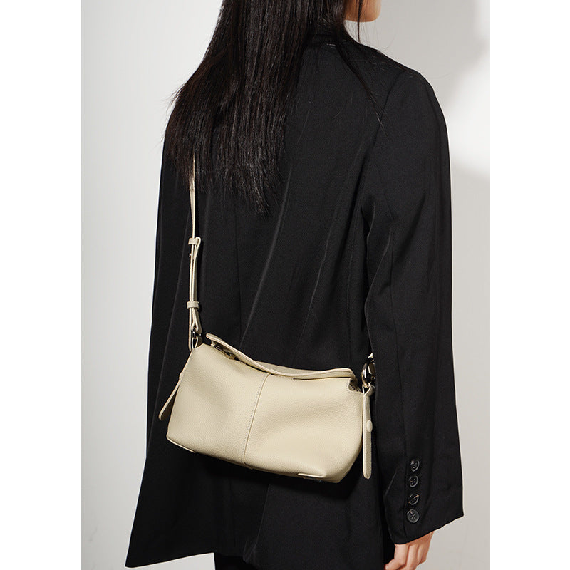 Women's Genuine Leather Underarm Top Layer Cowhide Spring Bags