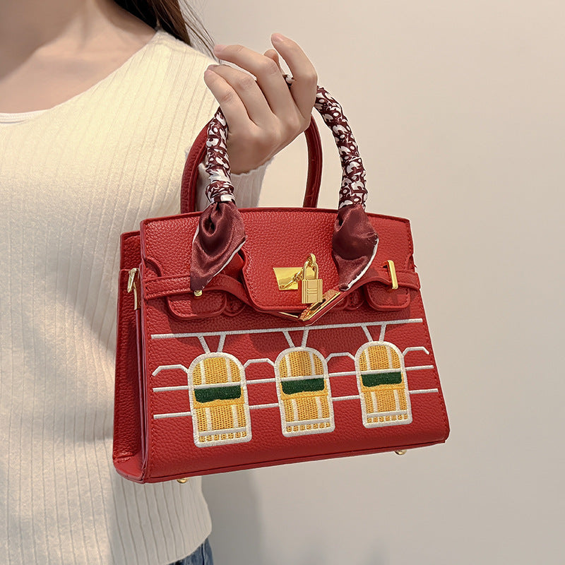 Women's Western Style Kelly Large Capacity Fashion Women's Messenger Bag