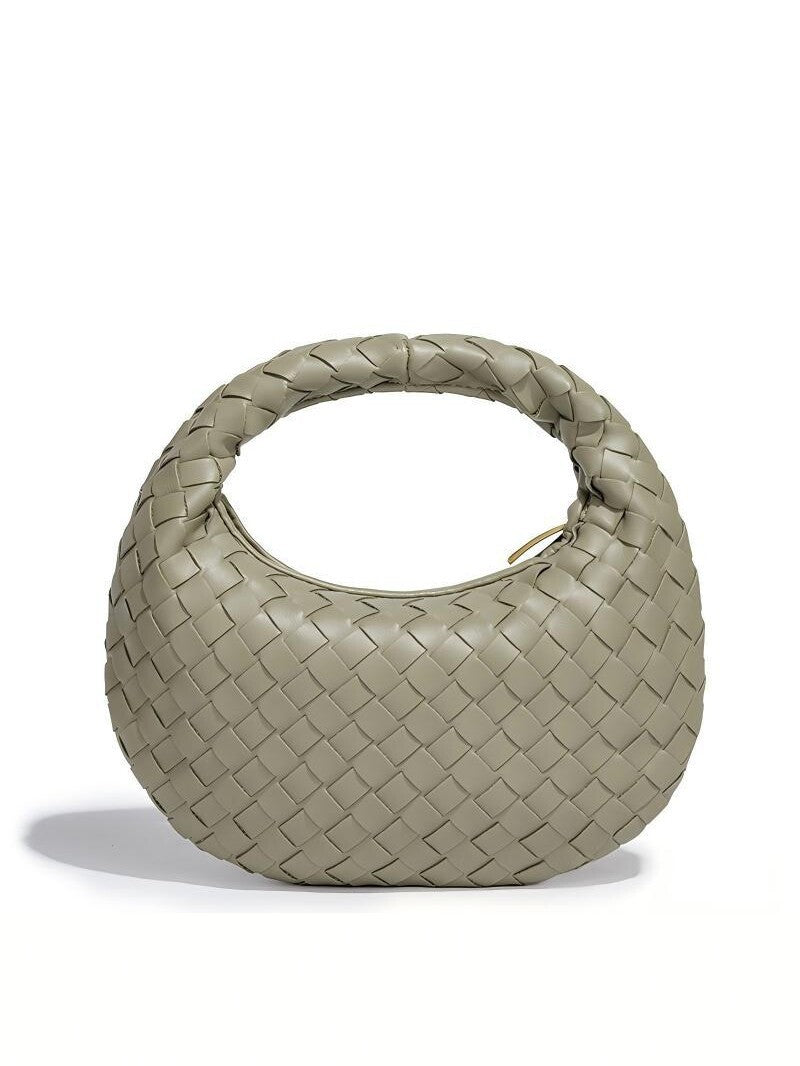 Women's Hand-woven Dumpling Light Luxury Minority High-grade Underarm Selenodont Women's Handbag
