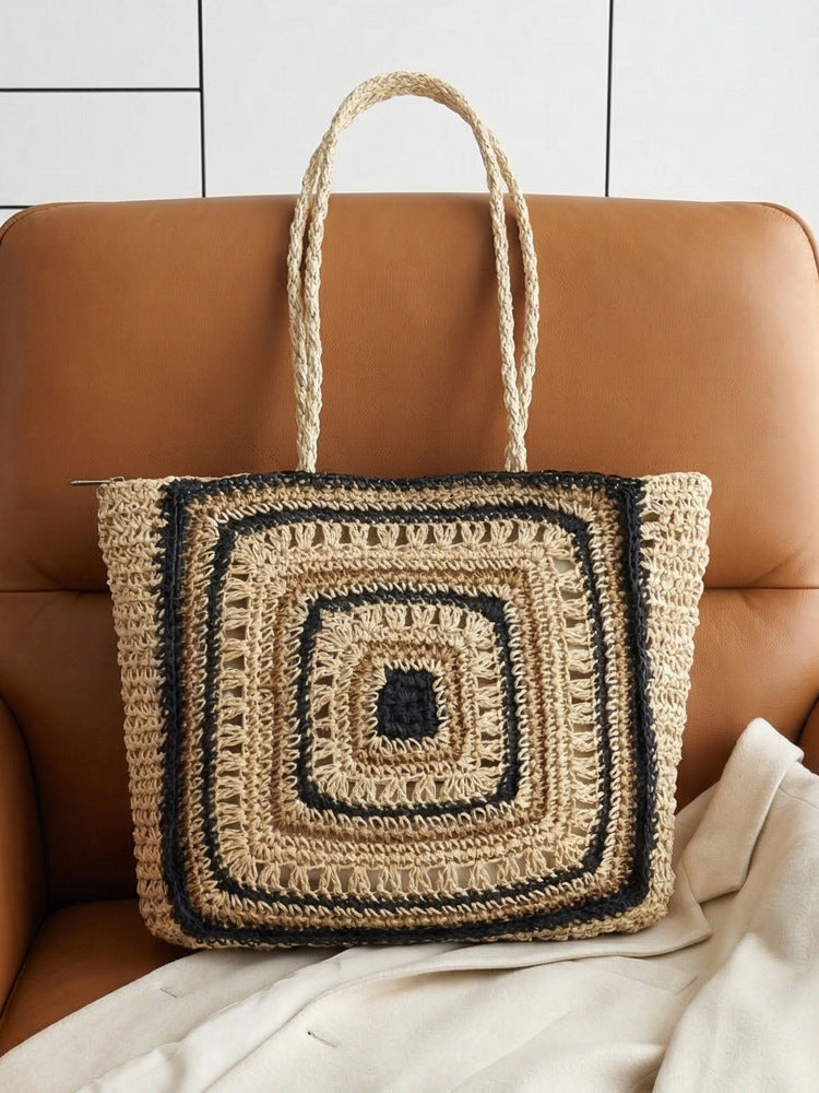Women's Beach Vacation Super Popular Hand-woven Large Capacity Bags