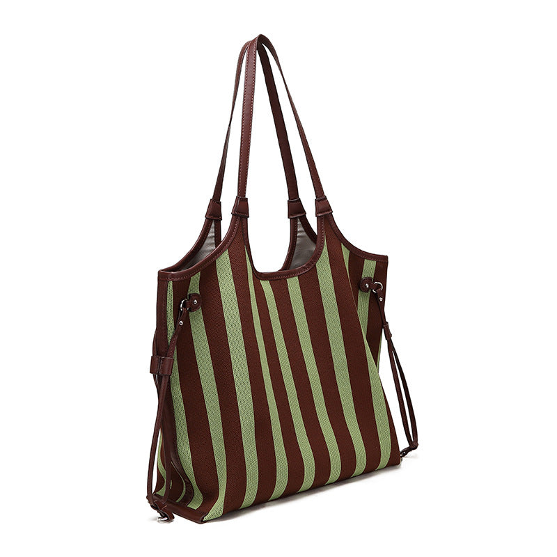 Fashion Canvas Large Capacity Woven Fabric Bags