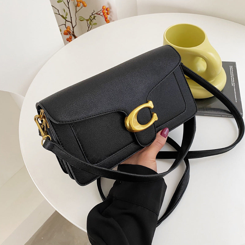 Unique Women's High-grade Graceful Fashionable Caviar Women's Messenger Bag