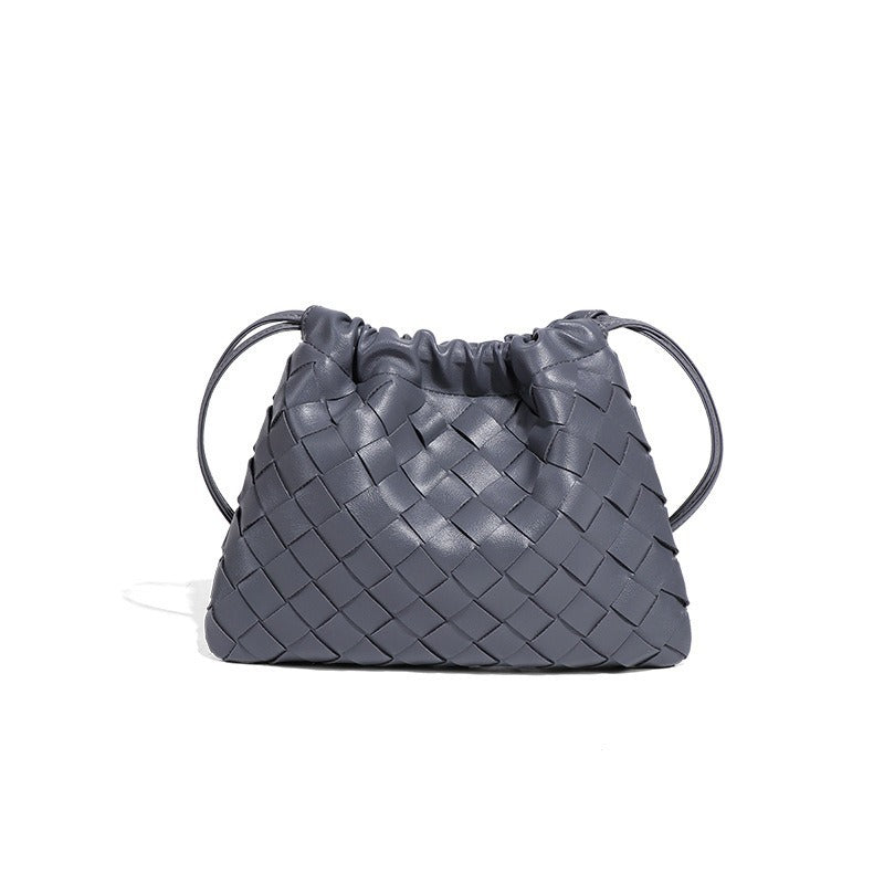 Women's Lucky Hand-woven Drawstring Pleated Cloud Fashion Women's Messenger Bag