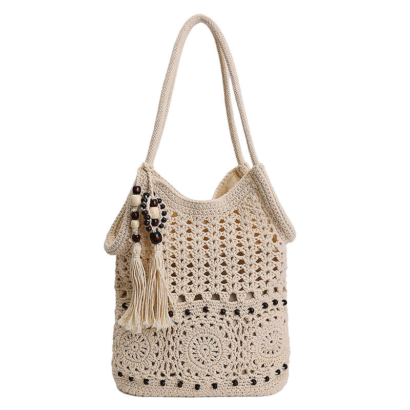 Hollow Seaside Cotton String Commuter Lazy Large Capacity Stylish Bags