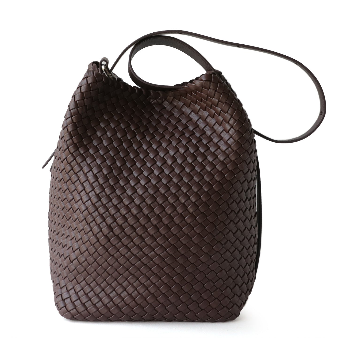 Simple Niche Hand-woven Loose Commuter Large Bucket Bag