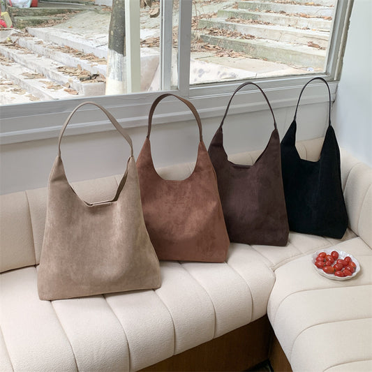 Women's Large Capacity Autumn Fashion Niche Commuter Shoulder Bags