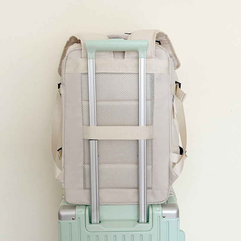 Fixed Commuter Large Capacity Dry Wet Separation Storage Mummy Leisure Backpack