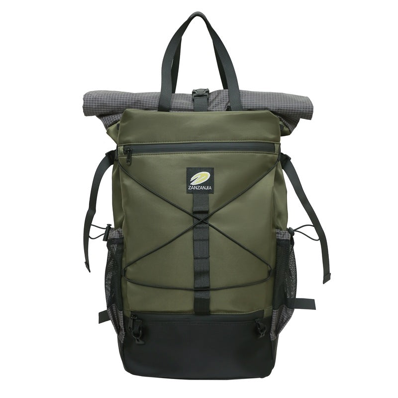 Women's & Men's Curved Edge Hiking Large Capacity Light Backpacks