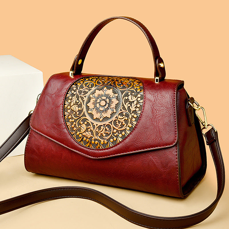 Trendy Women's Fashionable Mom Exquisite Embroidered Handbags