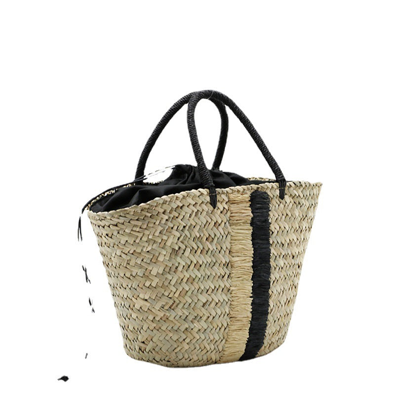 Women's Craft Aquatic Plants Portable Blue Black Women's Handbag
