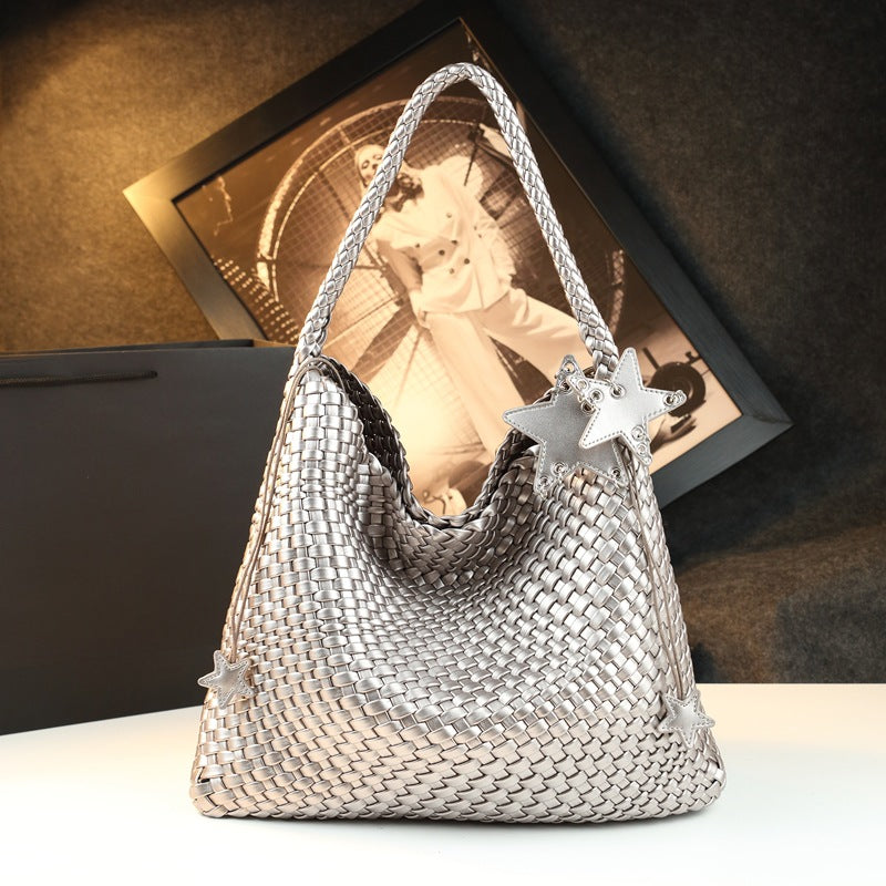 Women's Big Fashion Genuine Leather Trend Underarm Large Capacity Women's Handbag