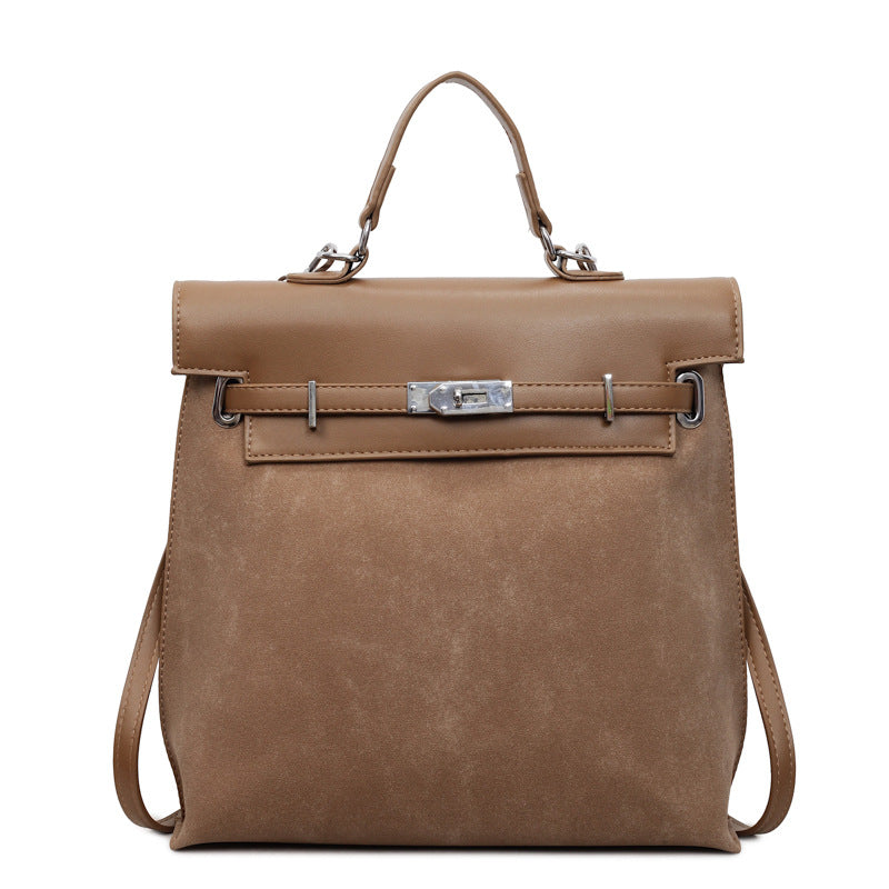 Attractive Women's Frosted Portable Autumn Vintage Travel Bags