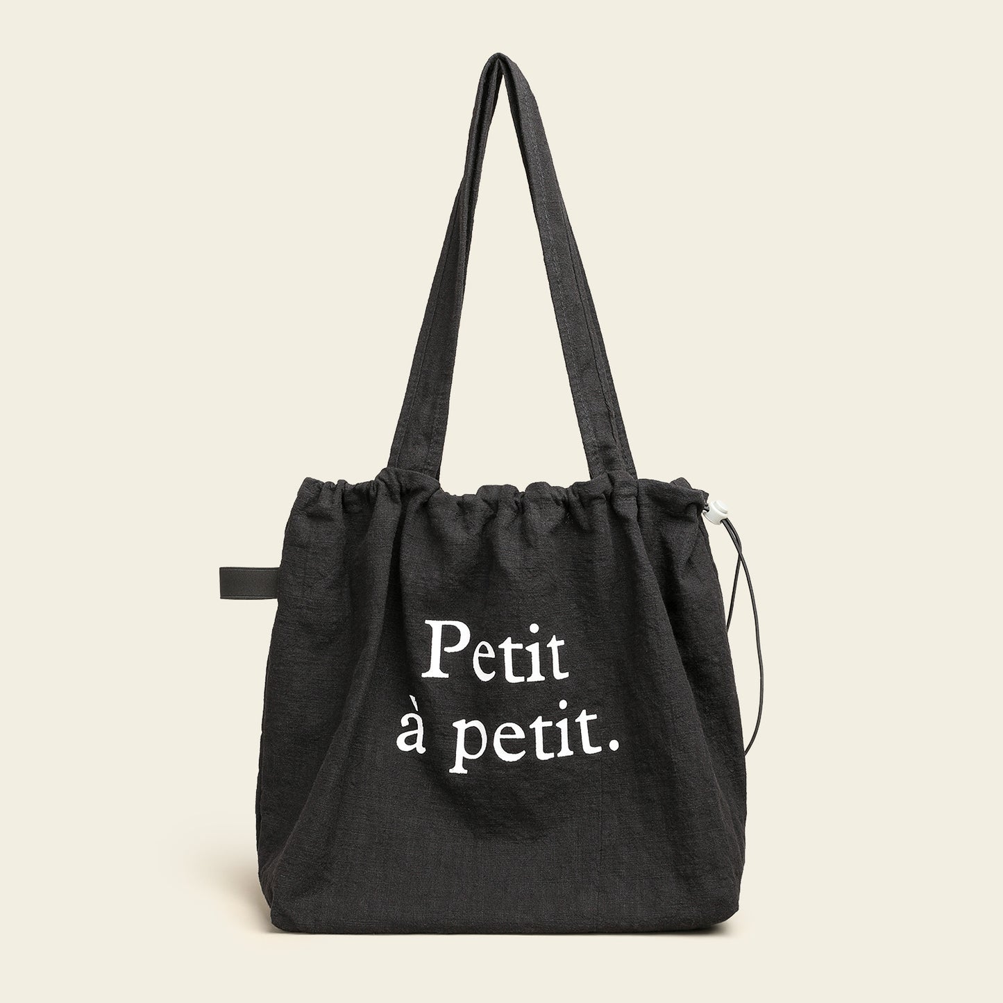 Women's Artistic Linen Large Capacity Idle Style Portable Drawstring Women's Shoulder Bag
