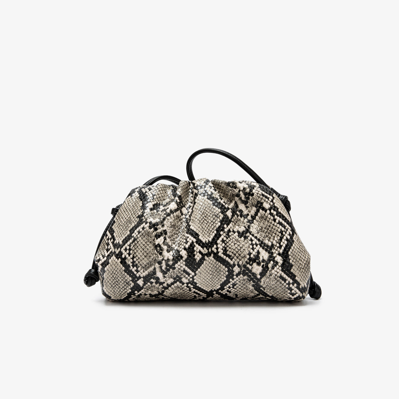 Beautiful Unique Women's Snakeskin Pattern Clip Women's Shoulder Bag