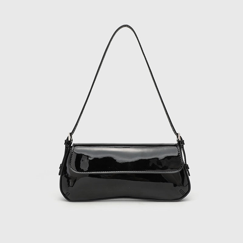 Baguette Spring Idle Style Fashion Simple Commute Flip Underarm Bag