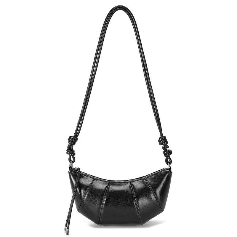 Women's Leather Fashion Spring Underarm Dumpling High Bags