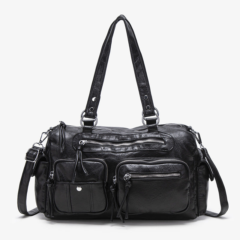 Women's Simple Zipper Large Capacity Commuter Bags
