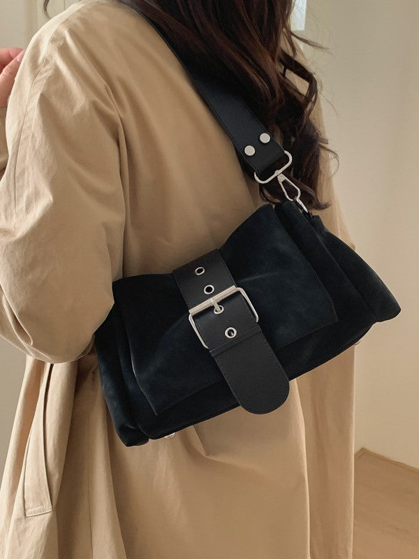 Women's Retro Brown Fashion Commuter Underarm Bags