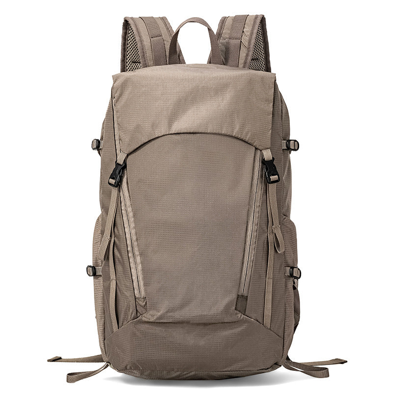Women's & Men's Portable Nylon Waterproof Zipper Large Capacity Sports Backpack