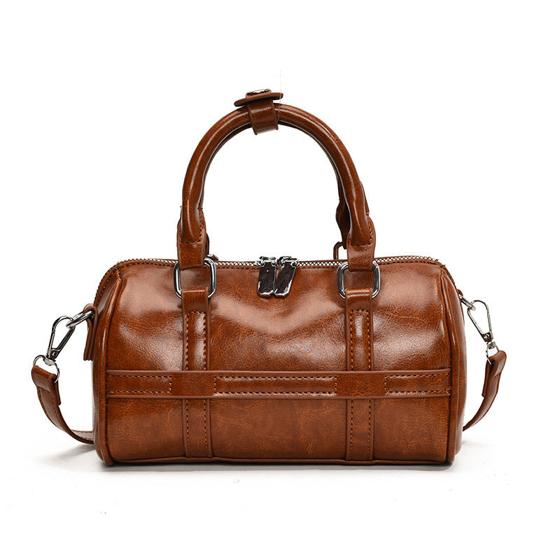Popular Fashion Advanced Texture Portable Western Style Bucket Bag