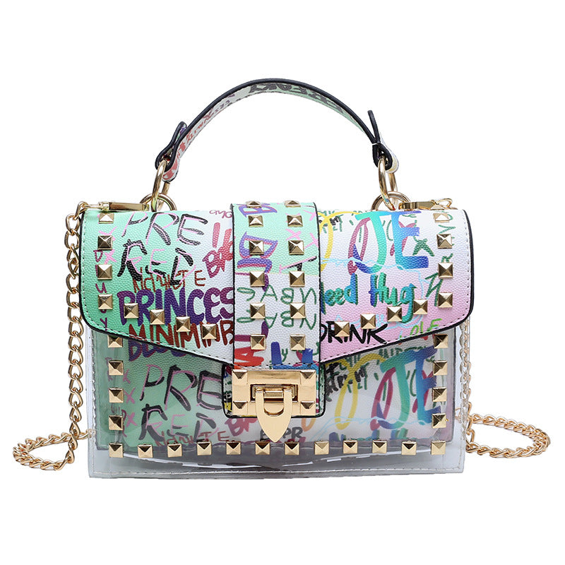 Iti Transparent Jelly Summer Korean Fashion Women's Shoulder Bag